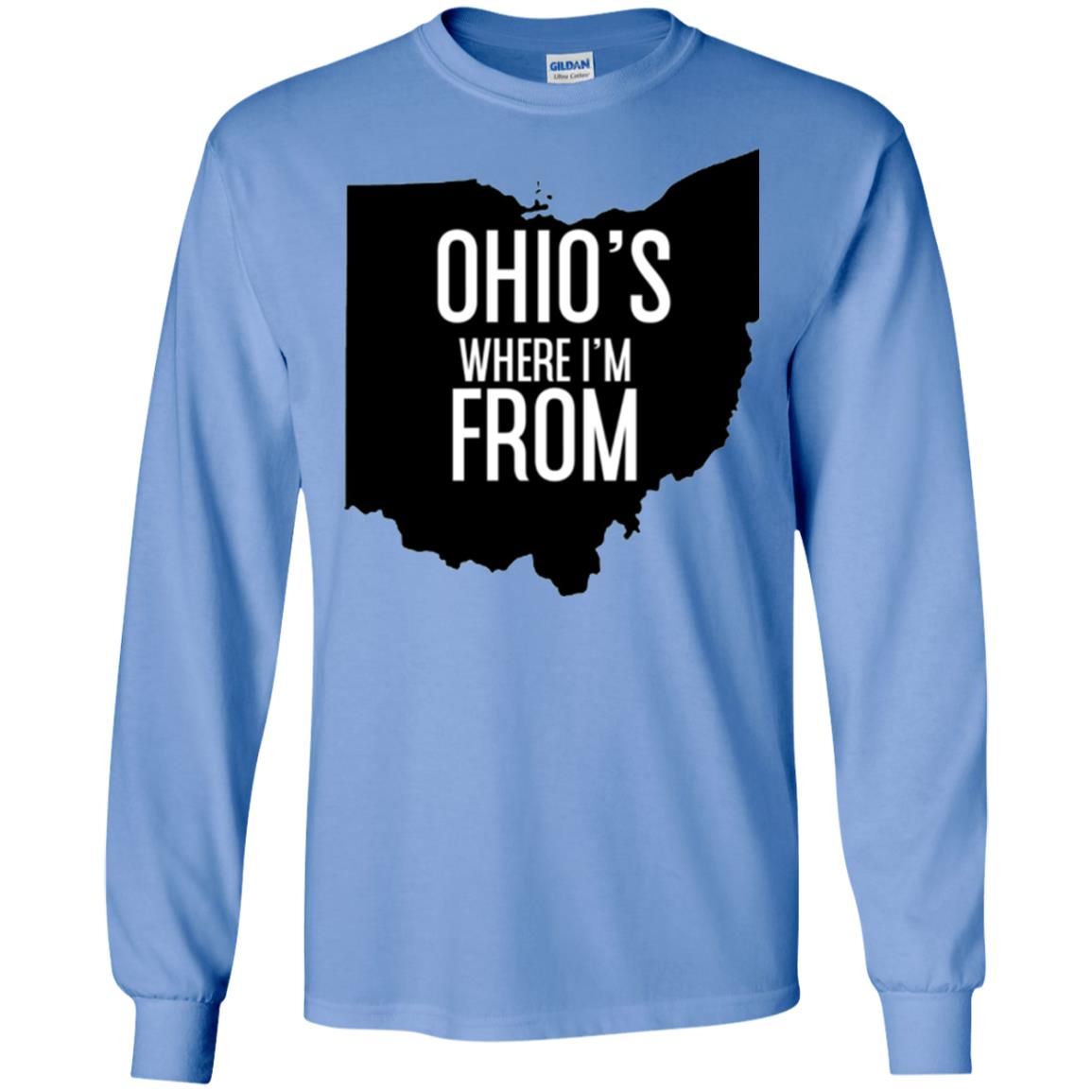 Ohio T-shirt Where I_m From Carolina Blue