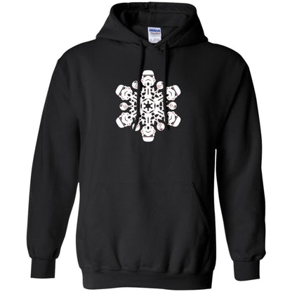 Film T-shirt Star Wars Stormtrooper Christmas Snowflake Graphic Black
