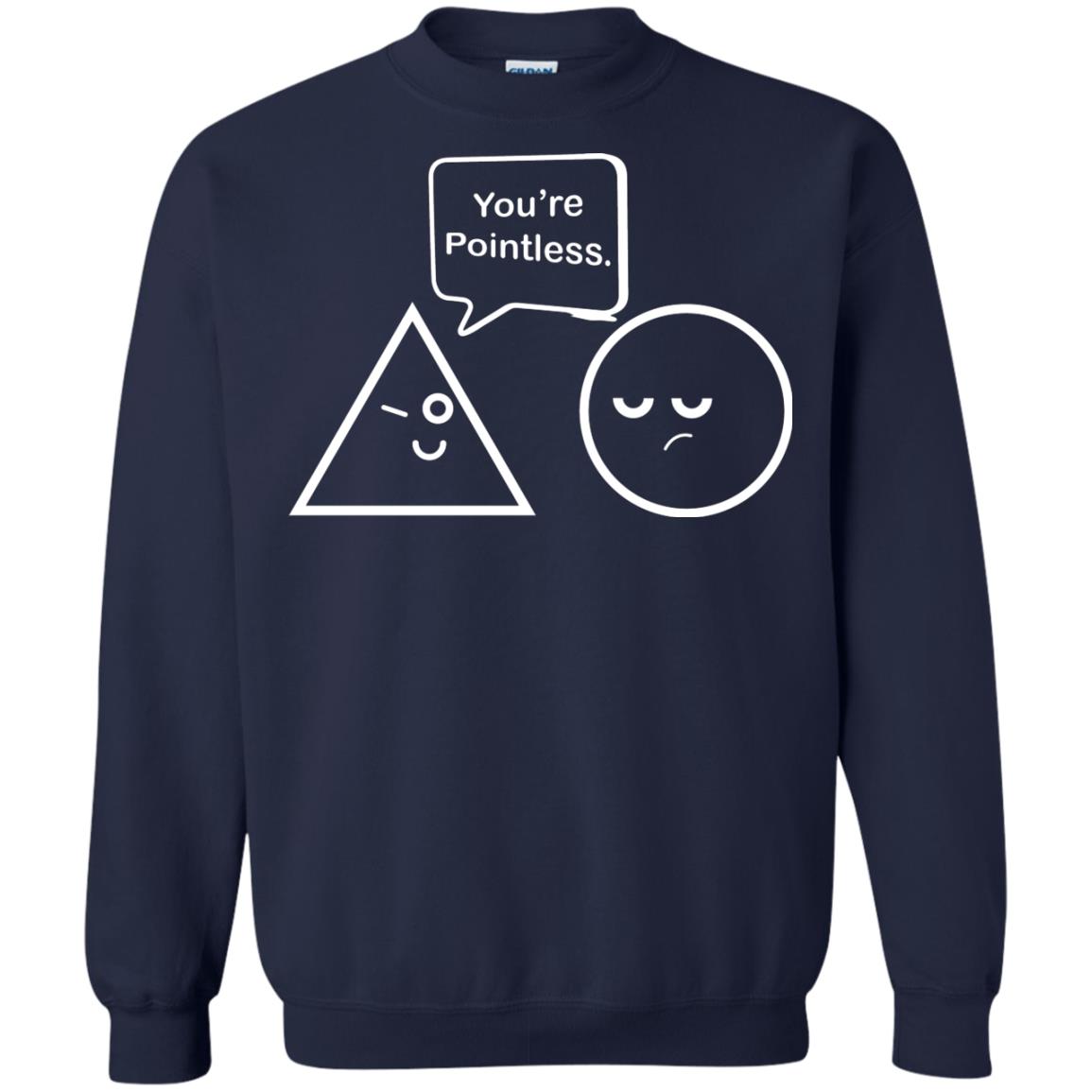 Math Lover T-shirt You're Are Pointless Navy
