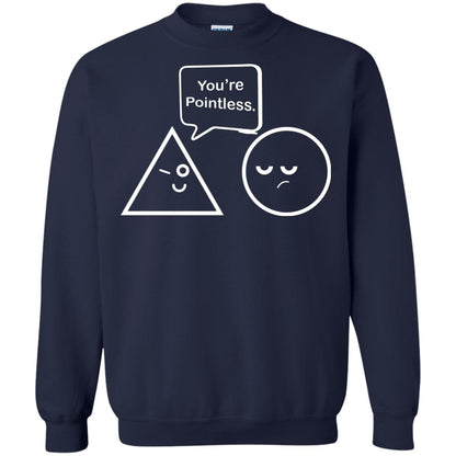 Math Lover T-shirt You're Are Pointless Navy