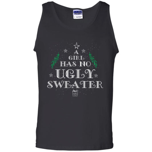 Christmas T-shirt A Girl Has No Ugly Sweater Black