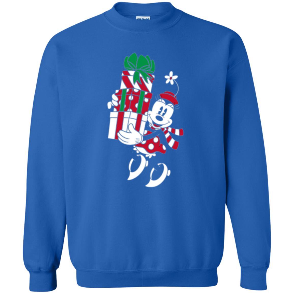 Christmas T-shirt Disney Minnie Mouse Christmas Gifts Royal