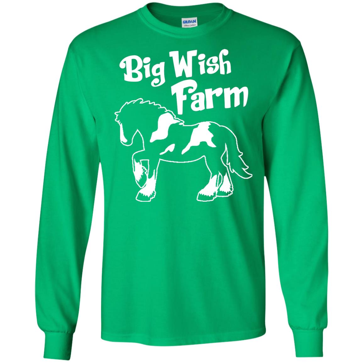 Big Wish Farm Horse Shirt Irish Green