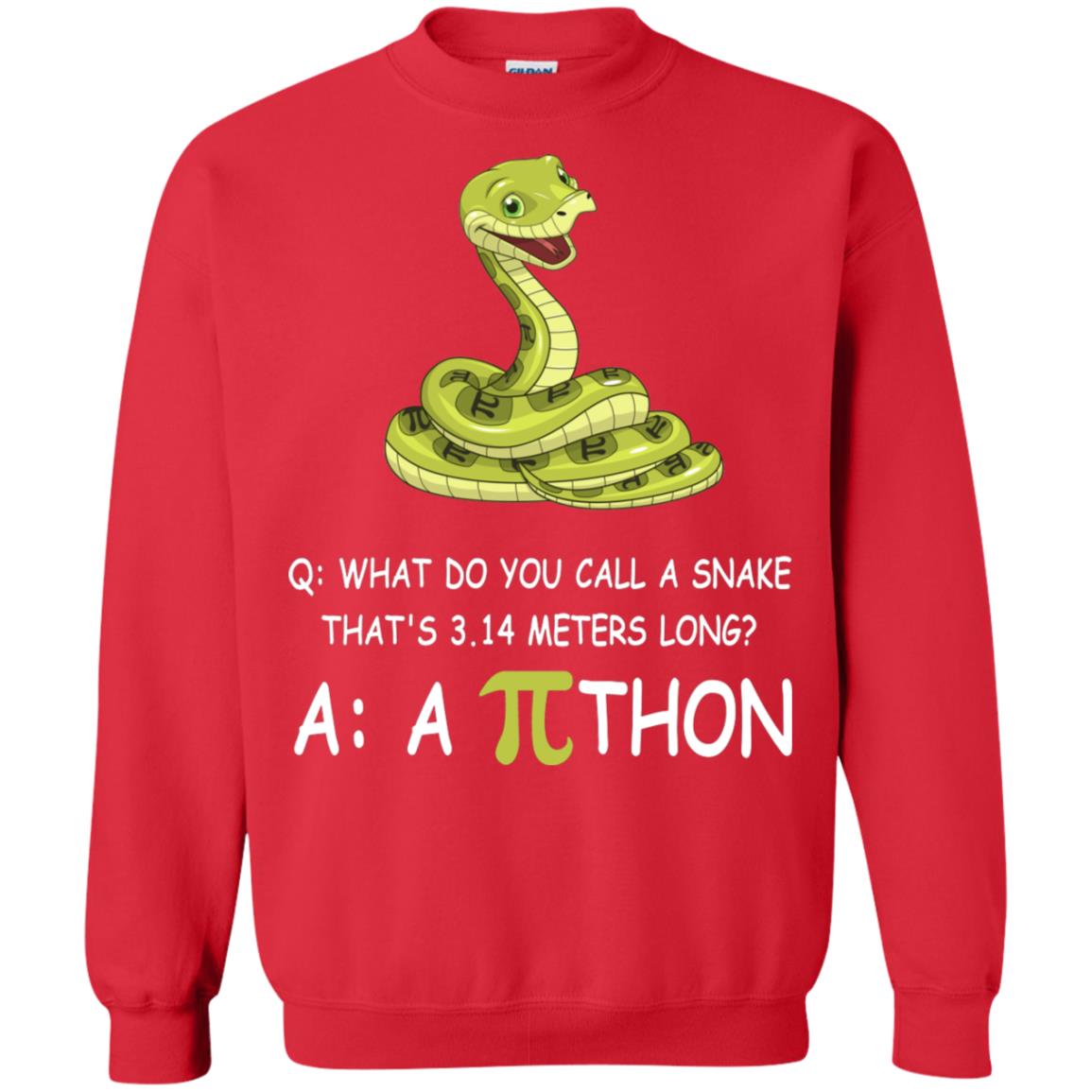 What Do You Call A Snake That's 3.14 Meters Long Shirt Red