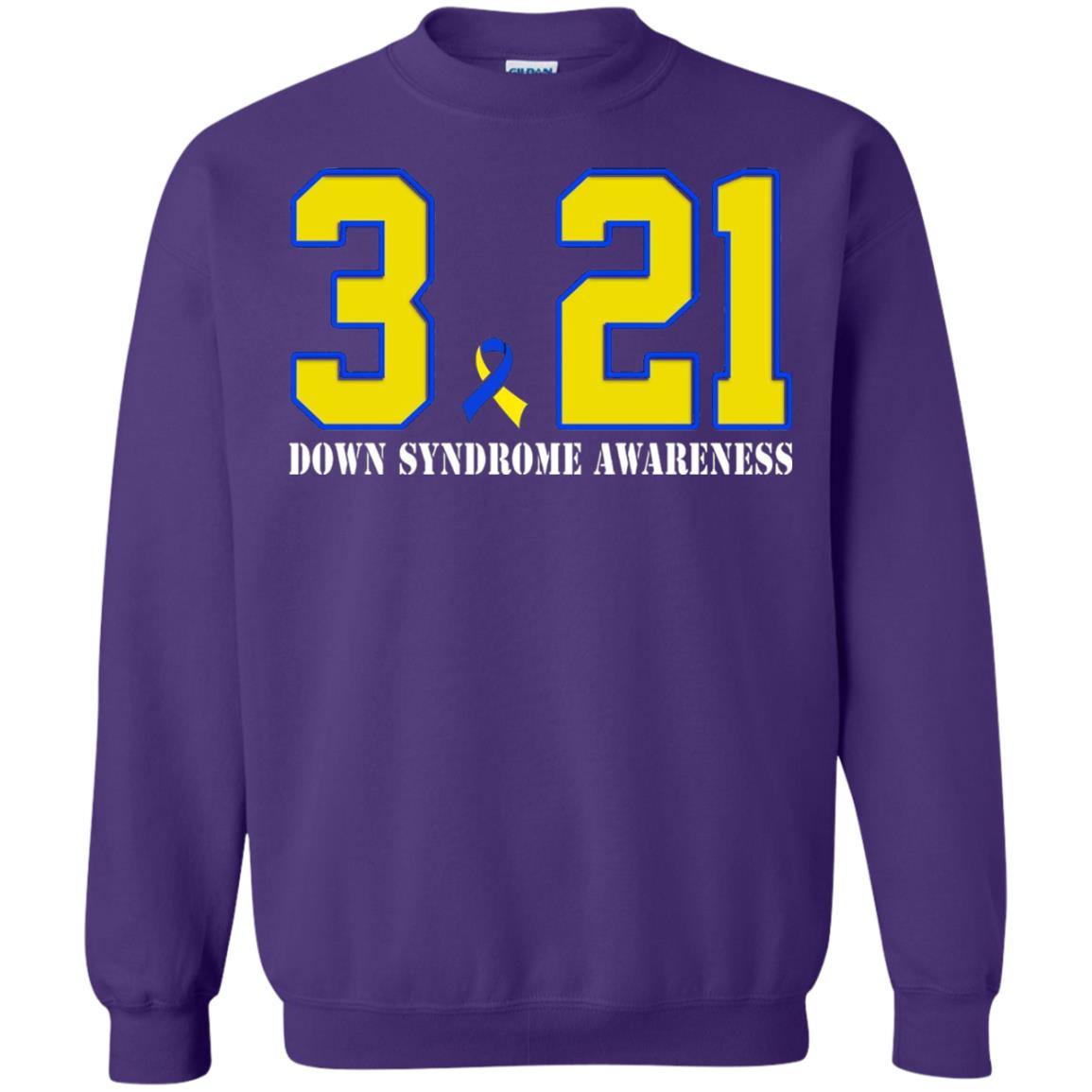 March 21st Down Syndrome Awareness T-shirt Purple