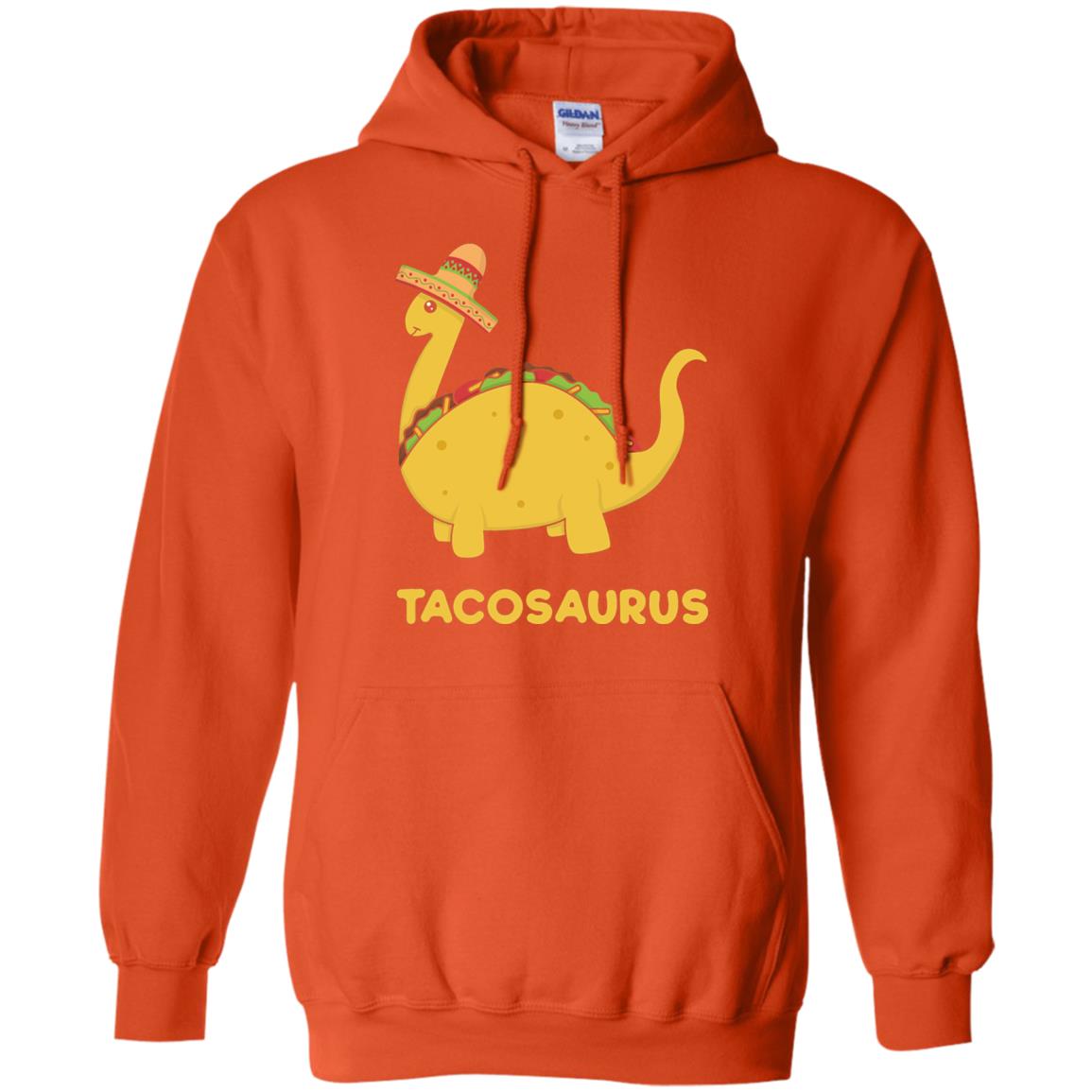 Cinco De Mayo Tacosaurus Taco Dinosaur Lover Shirt Orange