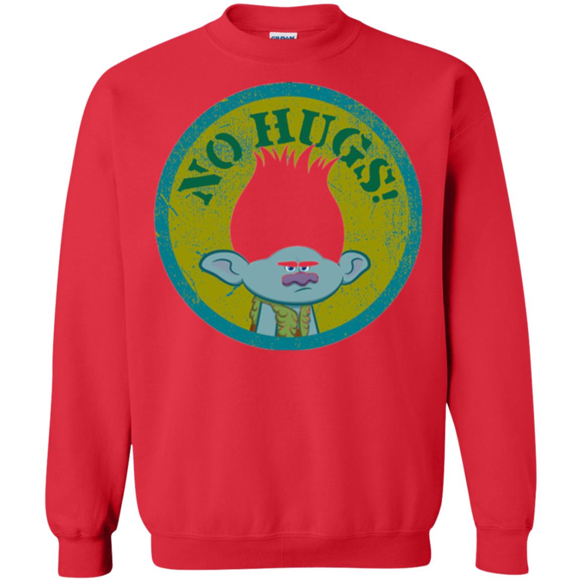Dream Works_ Trolls No Hugs T-shirt Red