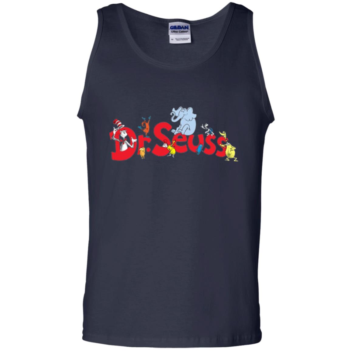 Dr. Seuss Family National Wear Red Day T-shirt Navy