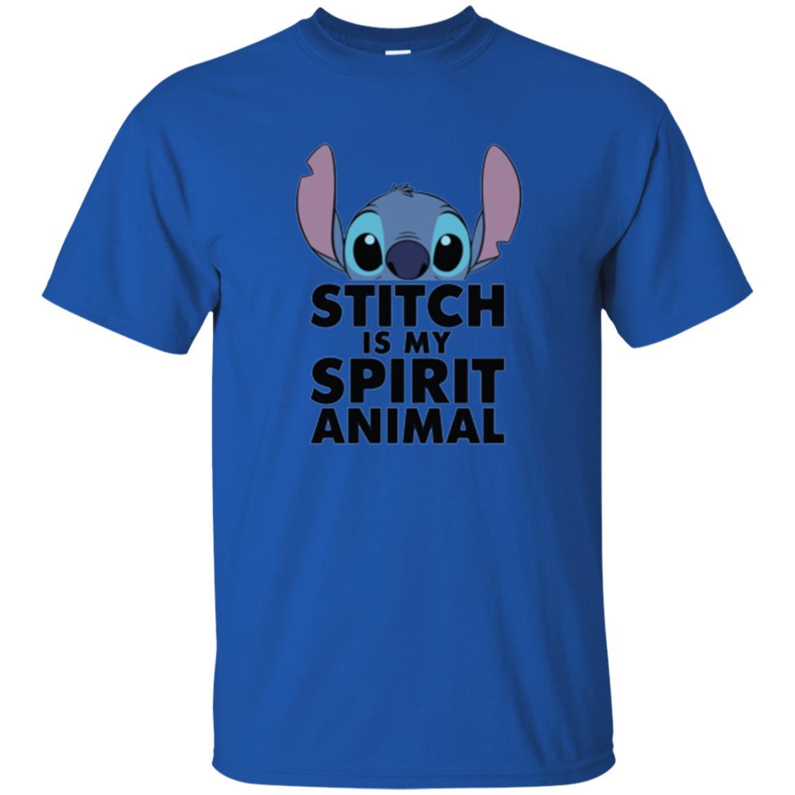 Disney Stitch Is My Spirit Animal T-shirt Royal