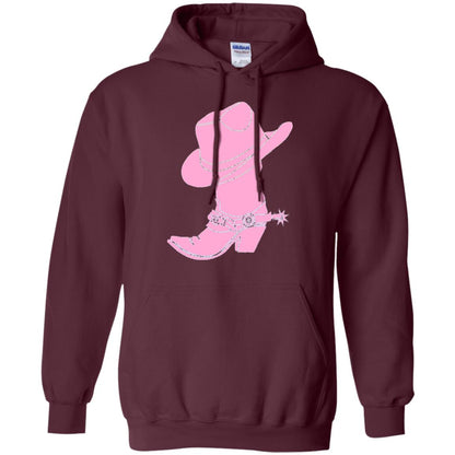 Cowgirl Boots Western Wear T-shirt Maroon