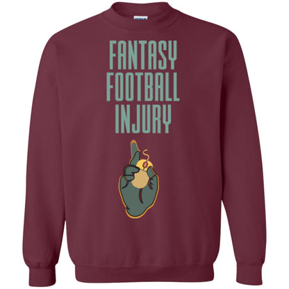 Gamer T-shirt Fantasy Football Injury Maroon