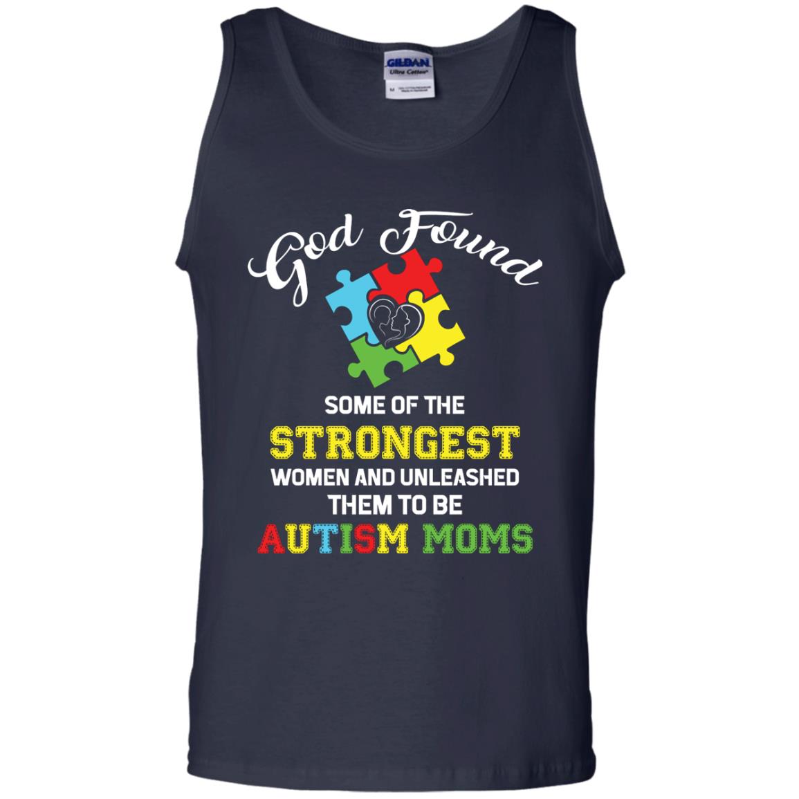And Unleashed Them To Be Autism Moms Autism Shirt For Mom Navy