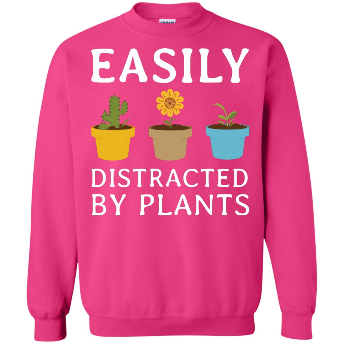 Easily Distracted By Plants Gardener Shirt Heliconia