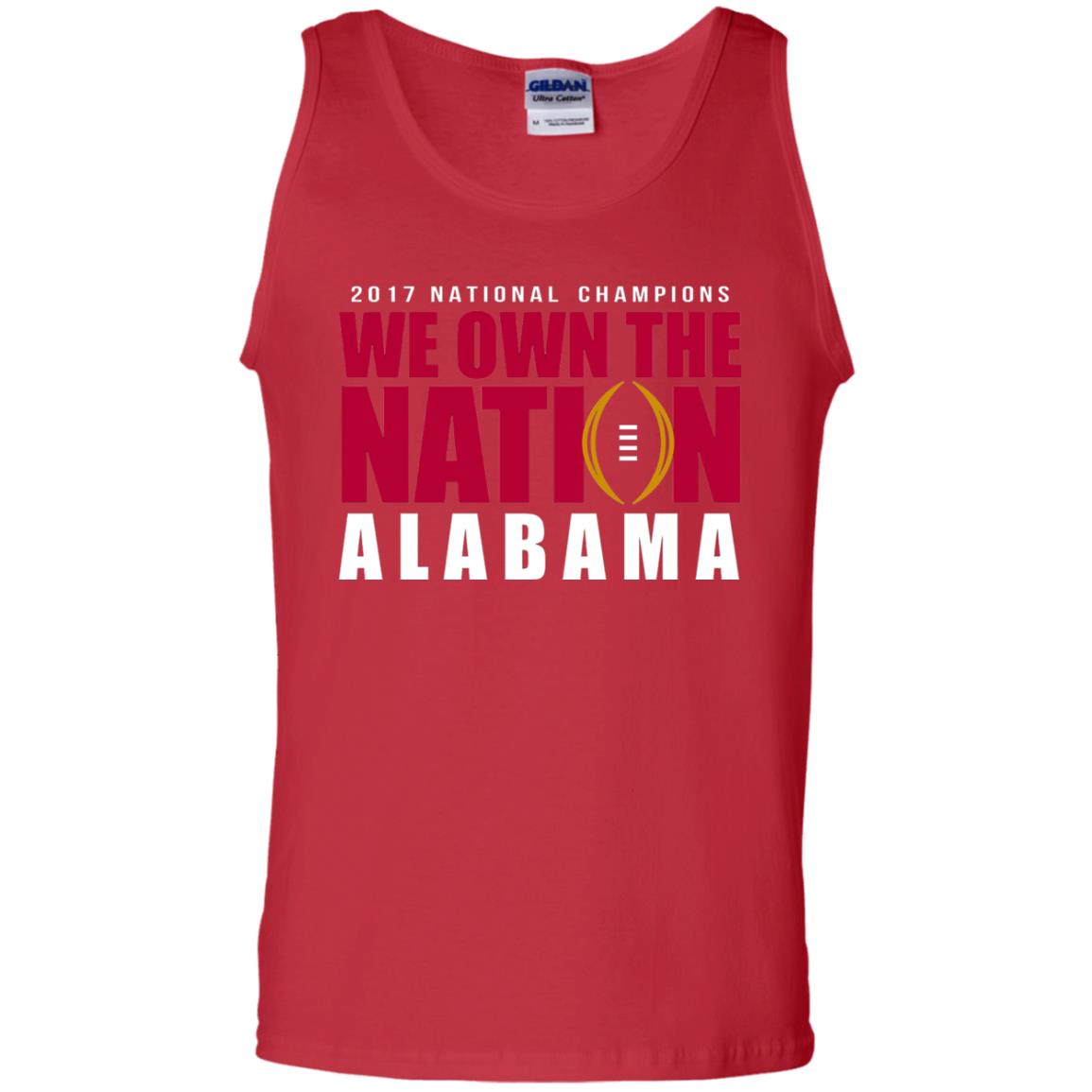 Football Lover T-shirt We Own The Nation Red