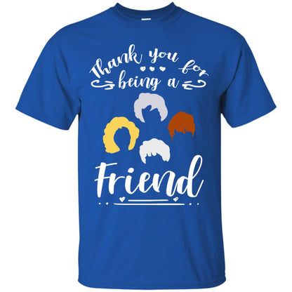 Thank You For Being A Friend Shirt Royal