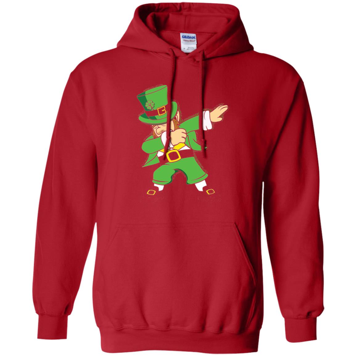 St. Patrick_s Day T-shirt Irish Dabbing T-shirt Red