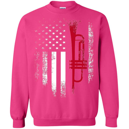 Trumpet Lovers T-shirt American Flag Heliconia