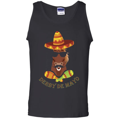 Derby De Mayo Kentucky Horse Race Sombrero Mexican T-shirt Black