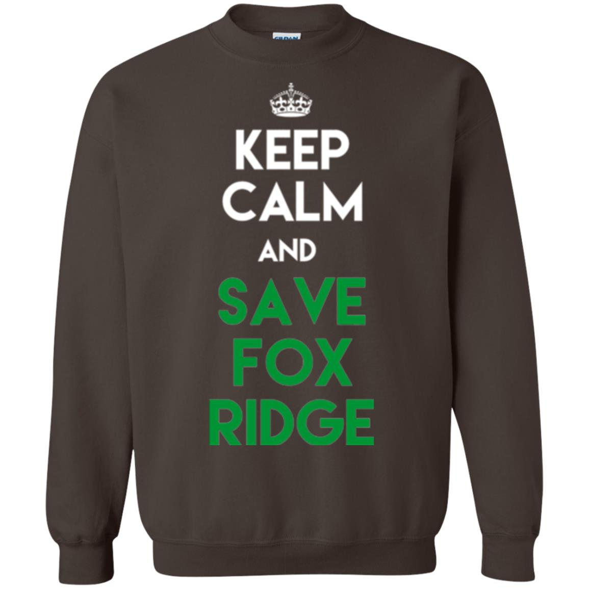 Elementary T-shirt Keep Calm And Save Fox Ridge T-shirt Dark Chocolate