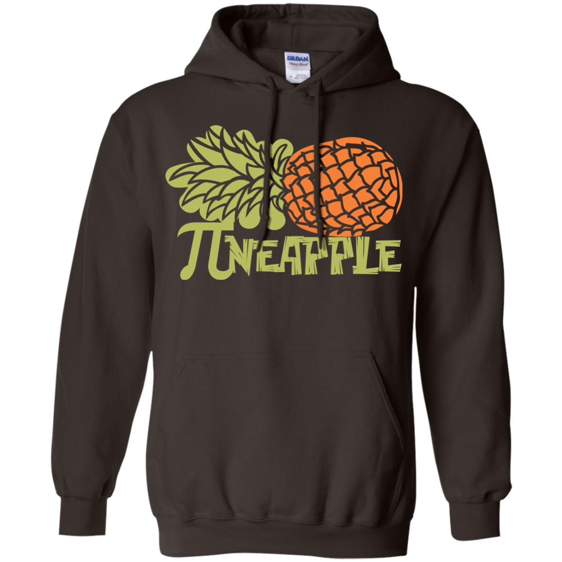 Cool Pineapple Pi Day T-shirt Dark Chocolate