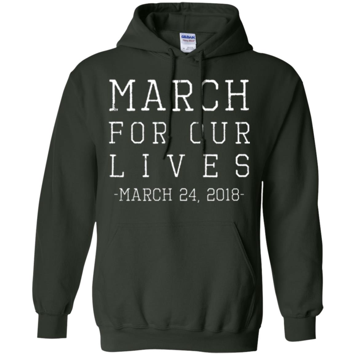 March For Our Lives March 24 2018 Anti Gun T-shirt Forest Green