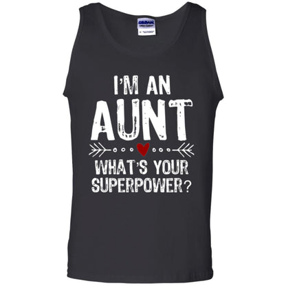 Aunt T-shirt I_m An Aunt What_s Your Superpower Black