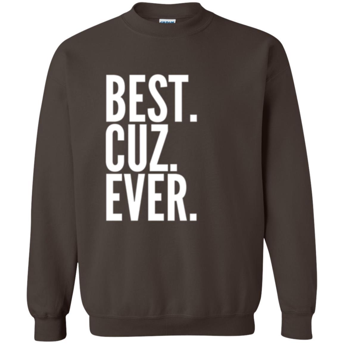 Family T-shirt Best Cuz Ever Dark Chocolate