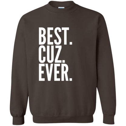 Family T-shirt Best Cuz Ever Dark Chocolate