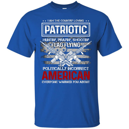 Politically Incorrect American Everyone Warned You About Military Shirt Royal