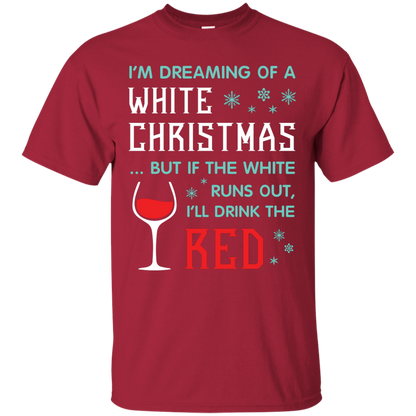 Christmas T-shirt I'm Dreaming Of A White Christmas Cardinal