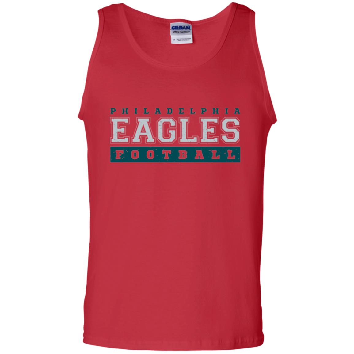 Football Lover T-shirt Philadelphia Football Fly Eagles Fly Collegiate Red