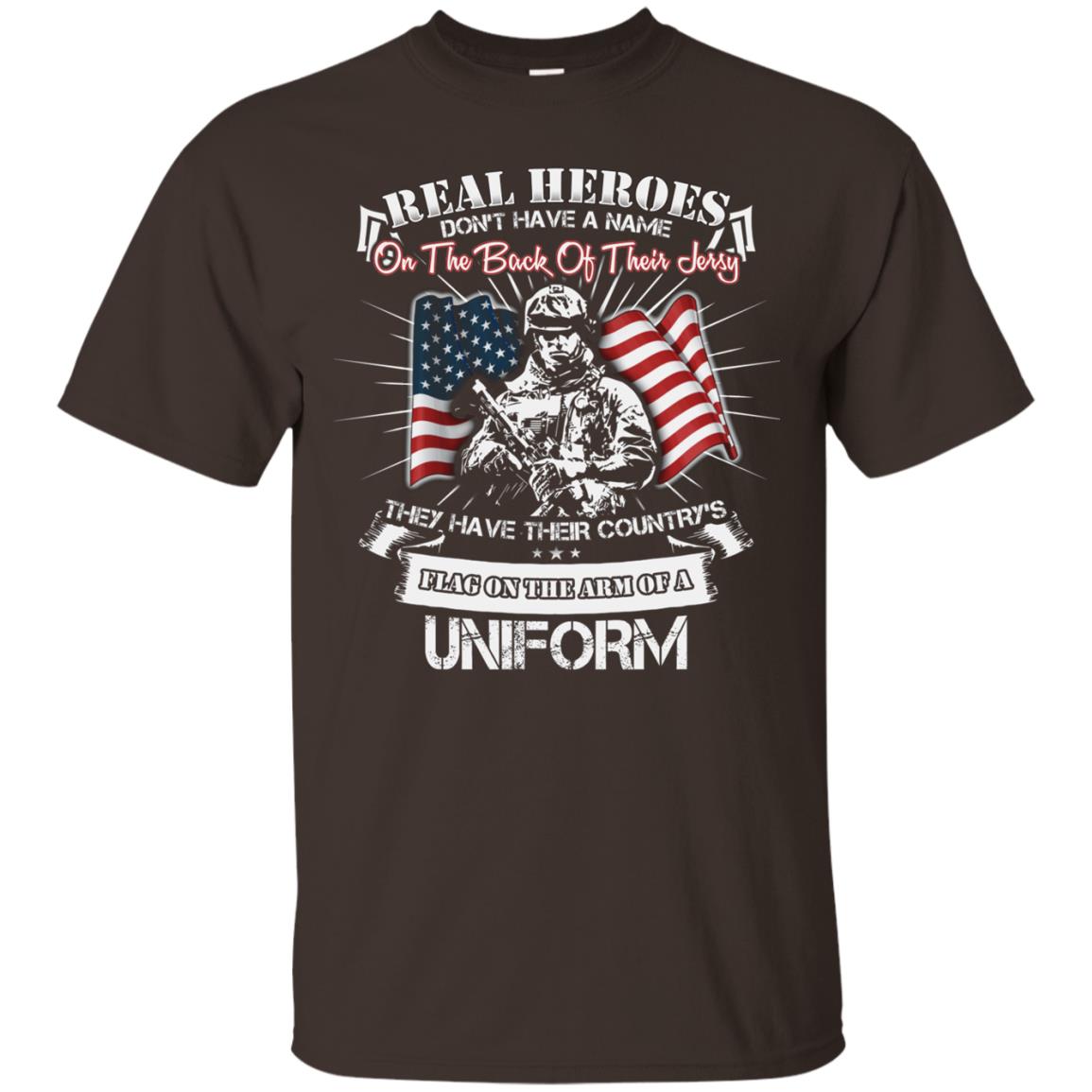 Real Heroes Dont Have A Name On The Back Of Their Jersey They Hev Their Country Flag On The Arm Of A Uniform Dark Chocolate