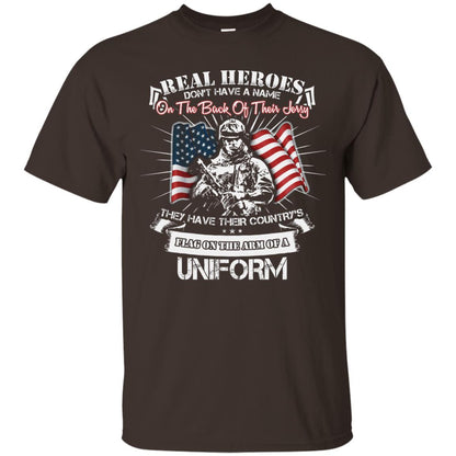 Real Heroes Dont Have A Name On The Back Of Their Jersey They Hev Their Country Flag On The Arm Of A Uniform Dark Chocolate