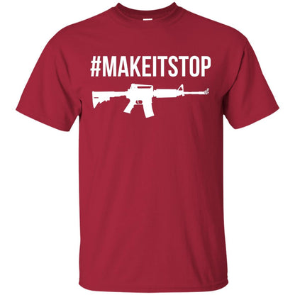 Make It Stop Anti-gun Violence Political T-shirt Cardinal