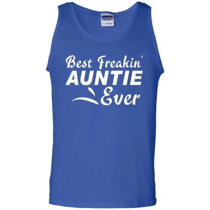 Aunt T-shirt Best Freakin' Auntie Ever Royal