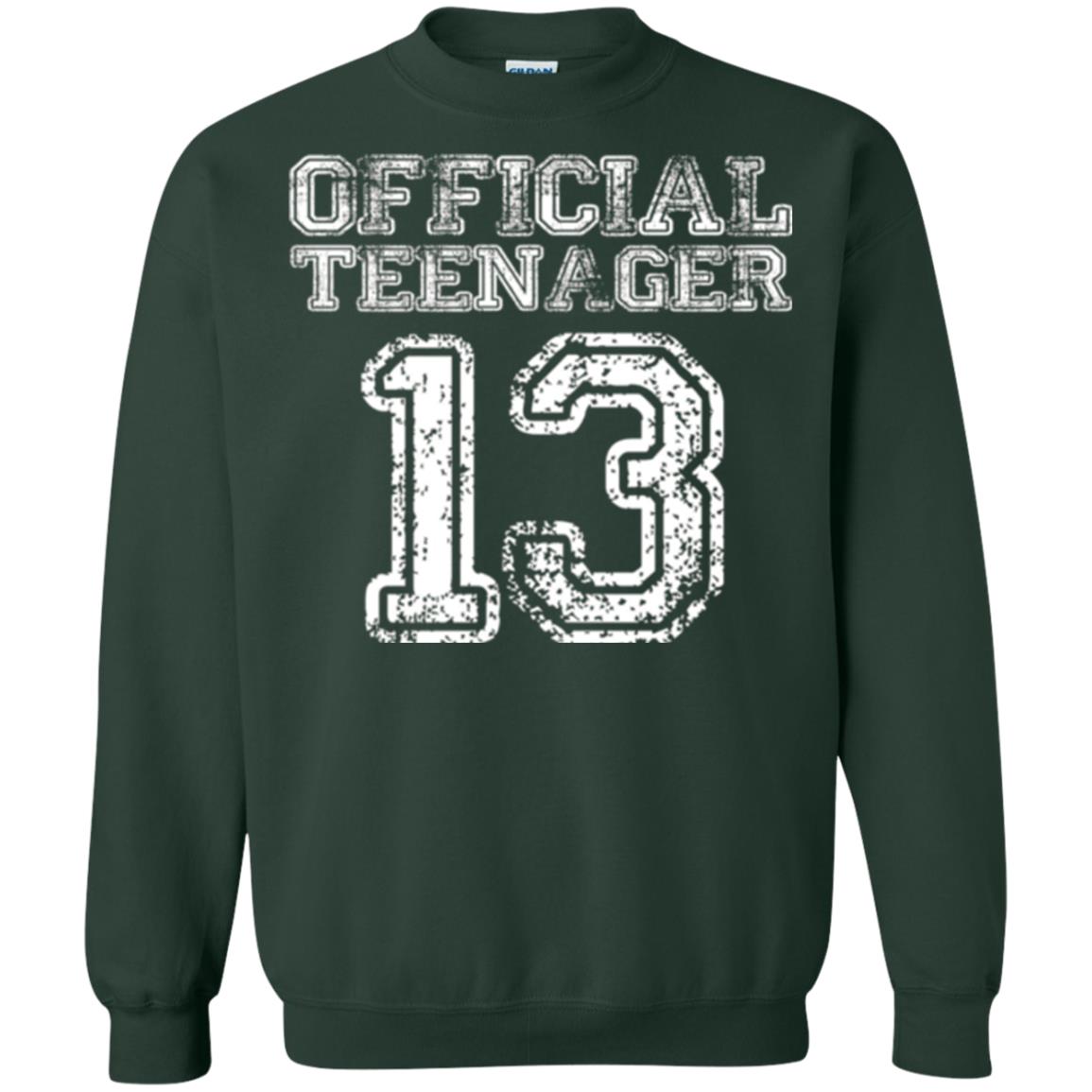 Brithday T-shirt Official Teenager T-shirt Forest Green