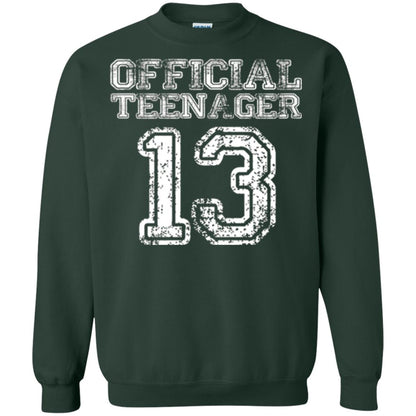 Brithday T-shirt Official Teenager T-shirt Forest Green