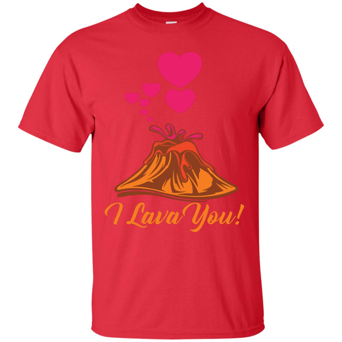 Valentines Day T-shirt I Lava You Red