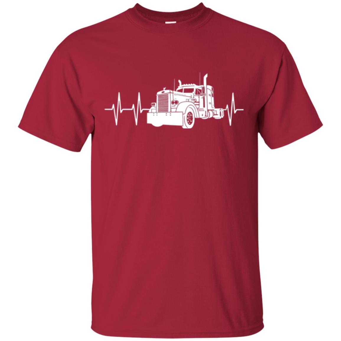 Trucking T-shirt Heartbeat Cardinal