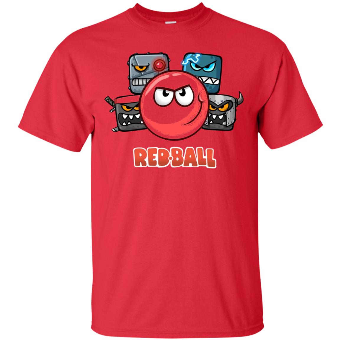 Red Ball 4 The Crew Game Lover T-shirt Red