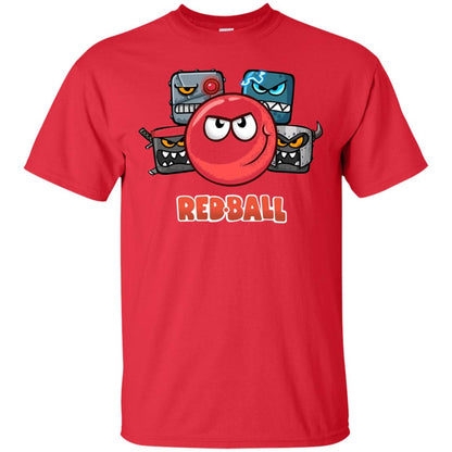 Red Ball 4 The Crew Game Lover T-shirt Red