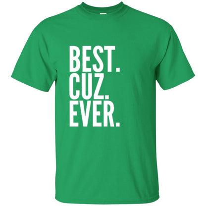 Family T-shirt Best Cuz Ever Irish Green