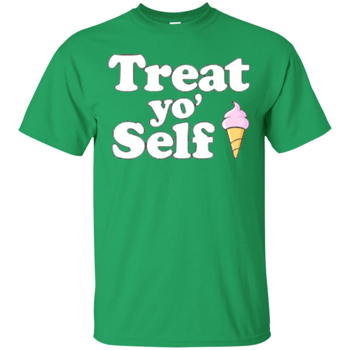 Treat Yo_ Self Ice Cream T-shirt Irish Green