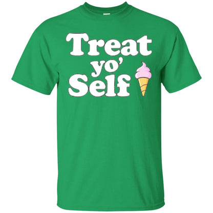 Treat Yo_ Self Ice Cream T-shirt Irish Green