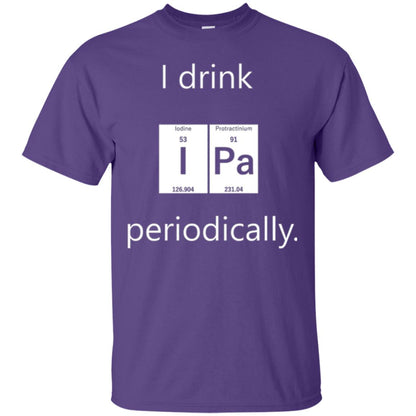 Chemistry T-shirt Drink Ipa Periodically Purple
