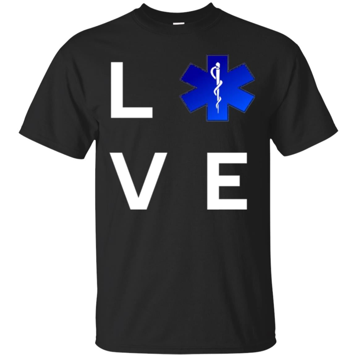 Love Star Of Life Ems T-shirt Black