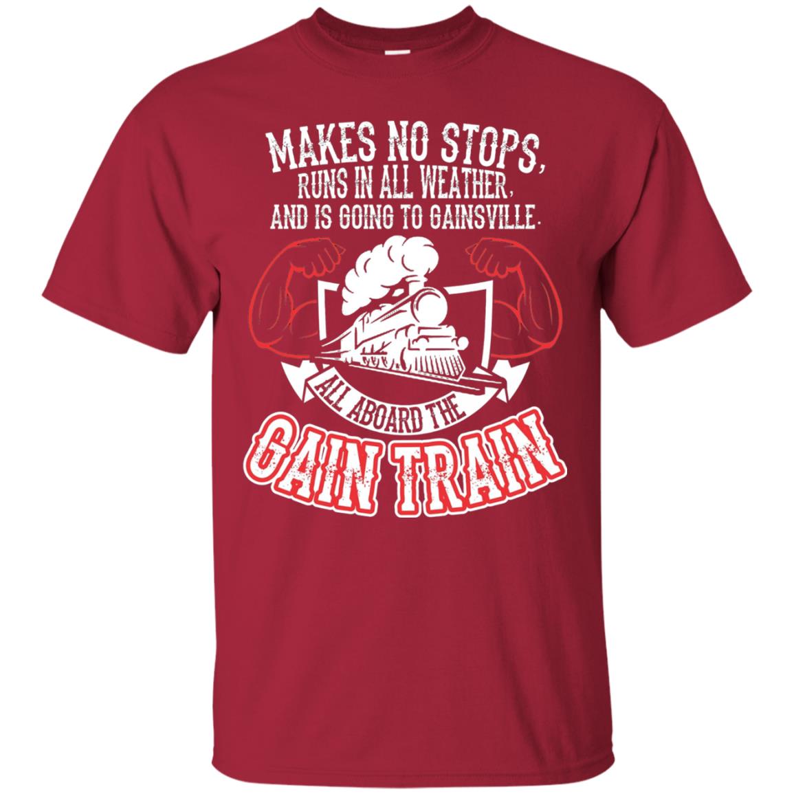 Makes No Stops Runs In All Weather And Is Going To Gainsville All Aboard The Gain Train Cardinal