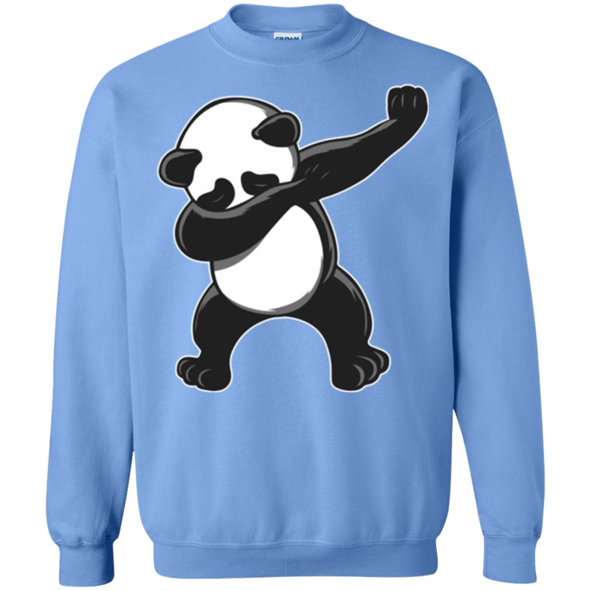 Funny Panda Dab T-shirt Cute Dabbing Panda Carolina Blue