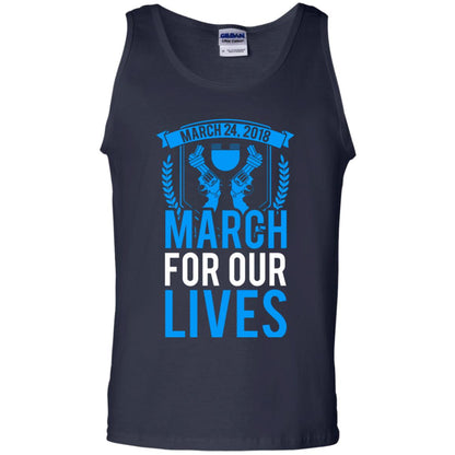 Anti Gun T-shirt March For Our Lives March 24 2018 Navy