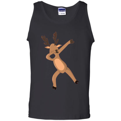 Christmas T-shirt Dabbing Reindeer Black